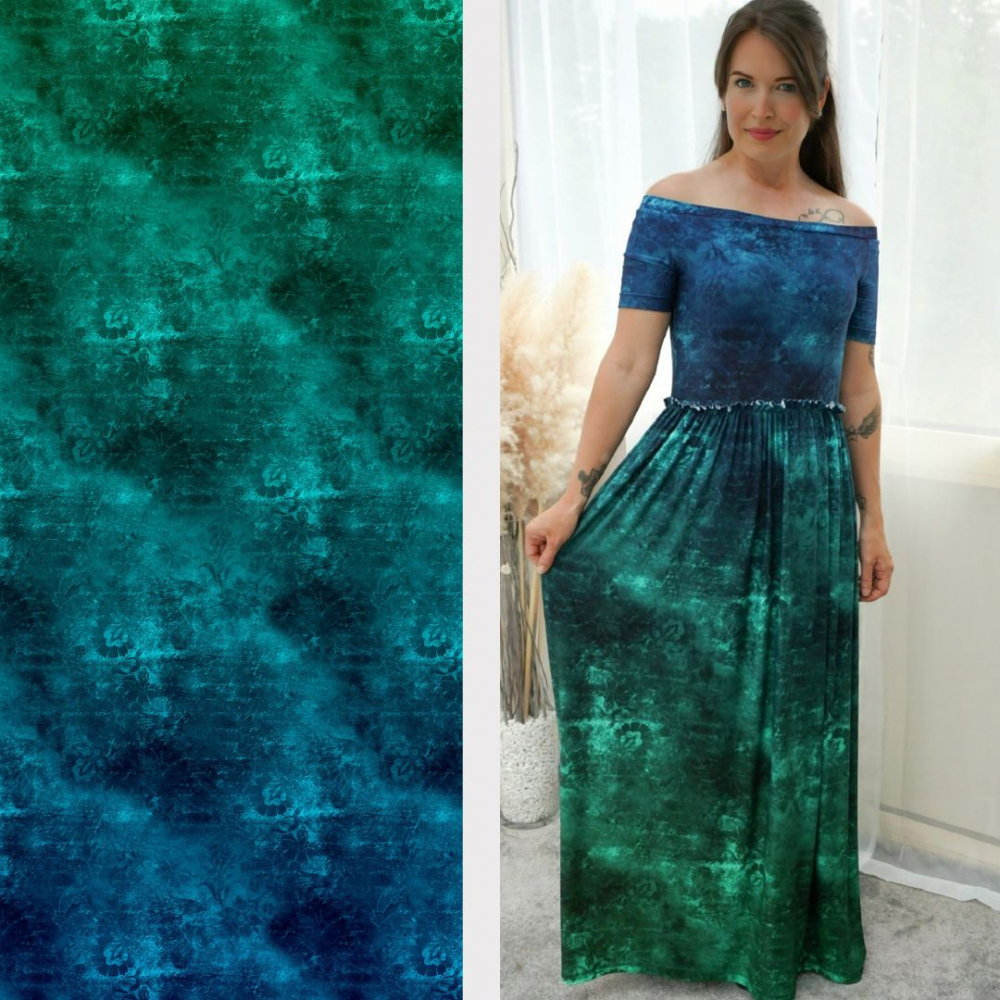 Reststück 160 cm, Bio Viskosejersey, Eigenproduktion Elaine von Graustufen-Stoffe